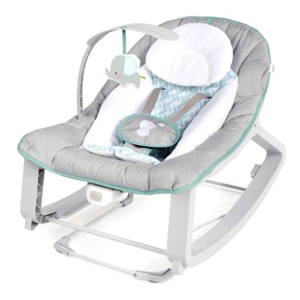 *New*Ingenuity Keep Cozy 3-in-1 Grow With Me Baby Bouncer, Rocker & Toddler Seat